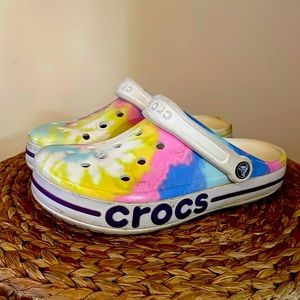 Tie Dye Crocs